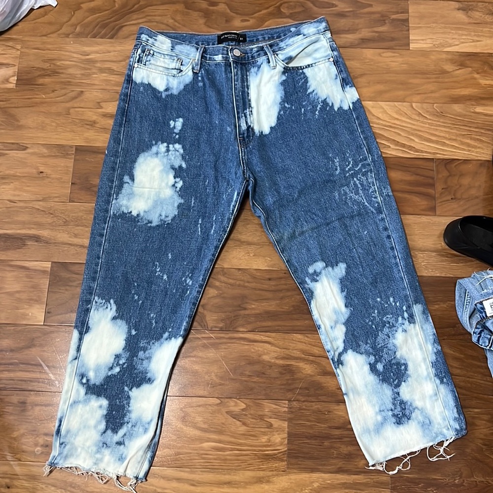 Acid Wash Boy cut Jeans